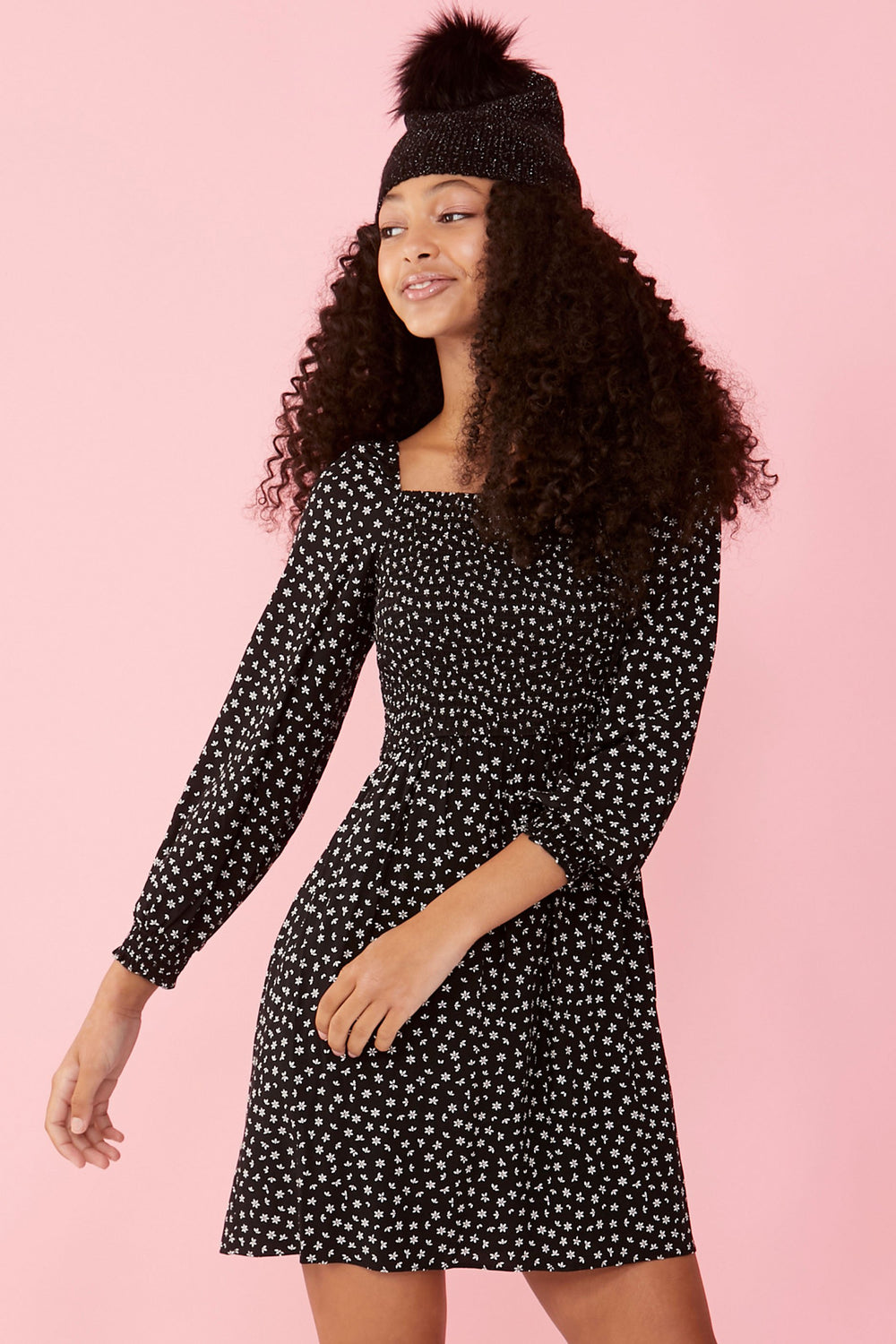 [TEST] Girls Megan Shirred Dress
