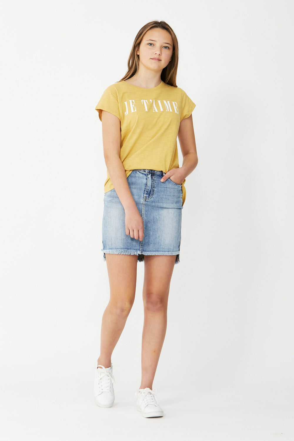 [TEST] Kids Je Taime Print Tee
