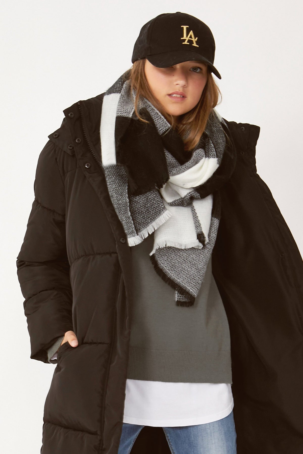 [TEST] Kids Checked Scarf