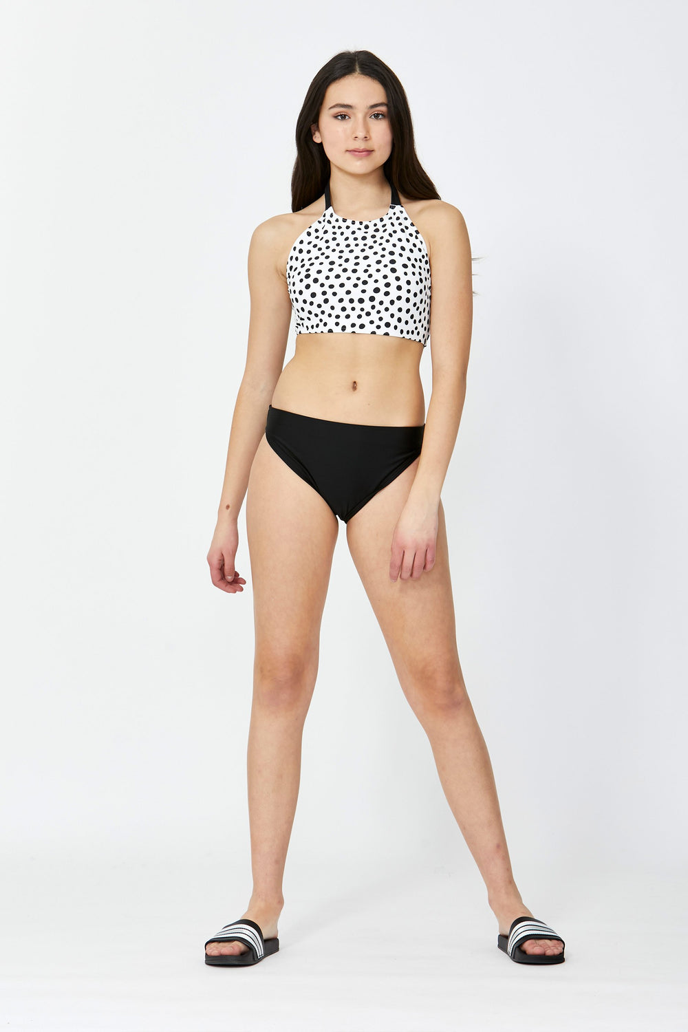 [TEST] Girls High Neck Bikini Set