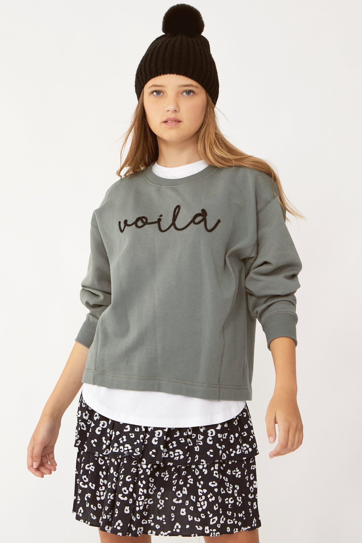 [TEST] Kids Molly Cropped Crew