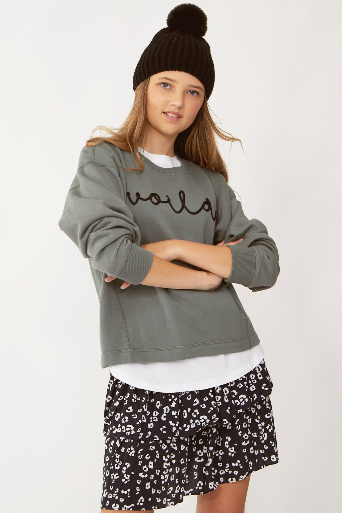 [TEST] Kids Molly Cropped Crew