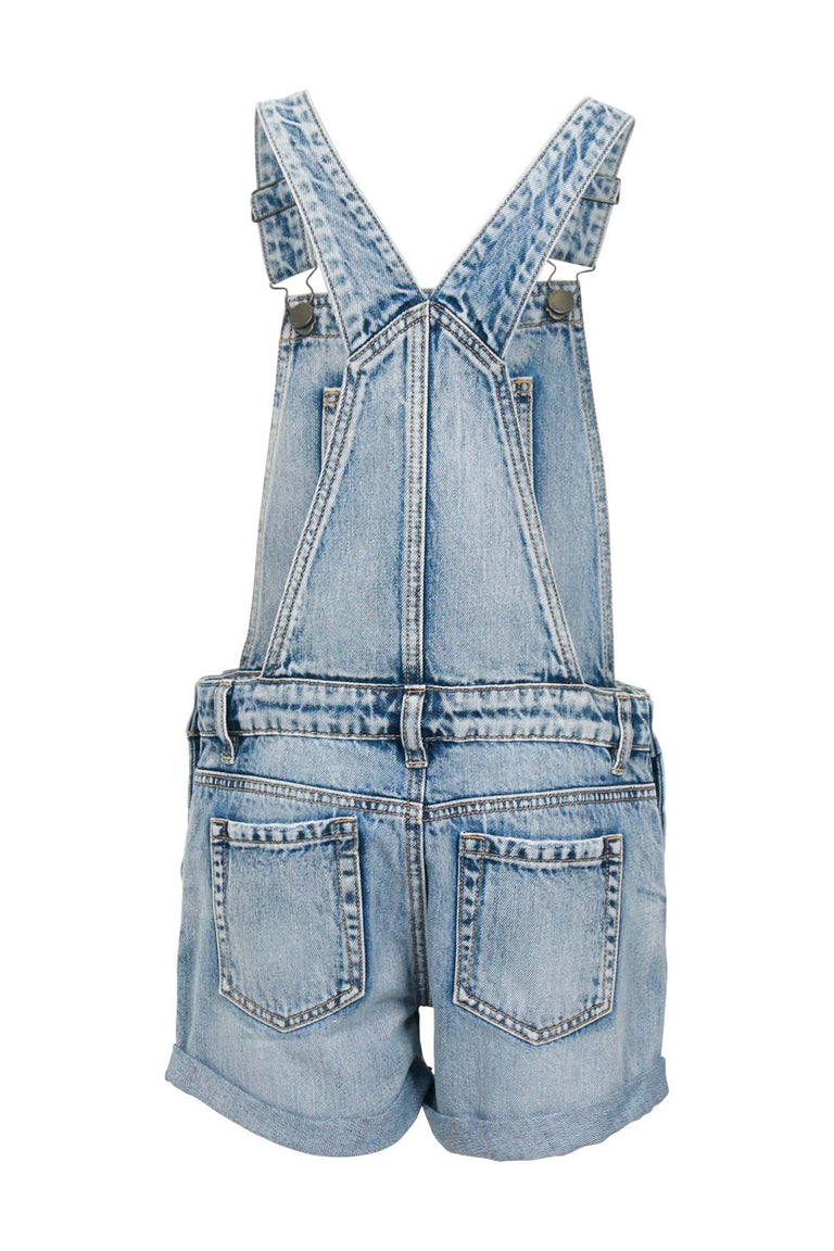[TEST] Girls Lily Denim Short Overall