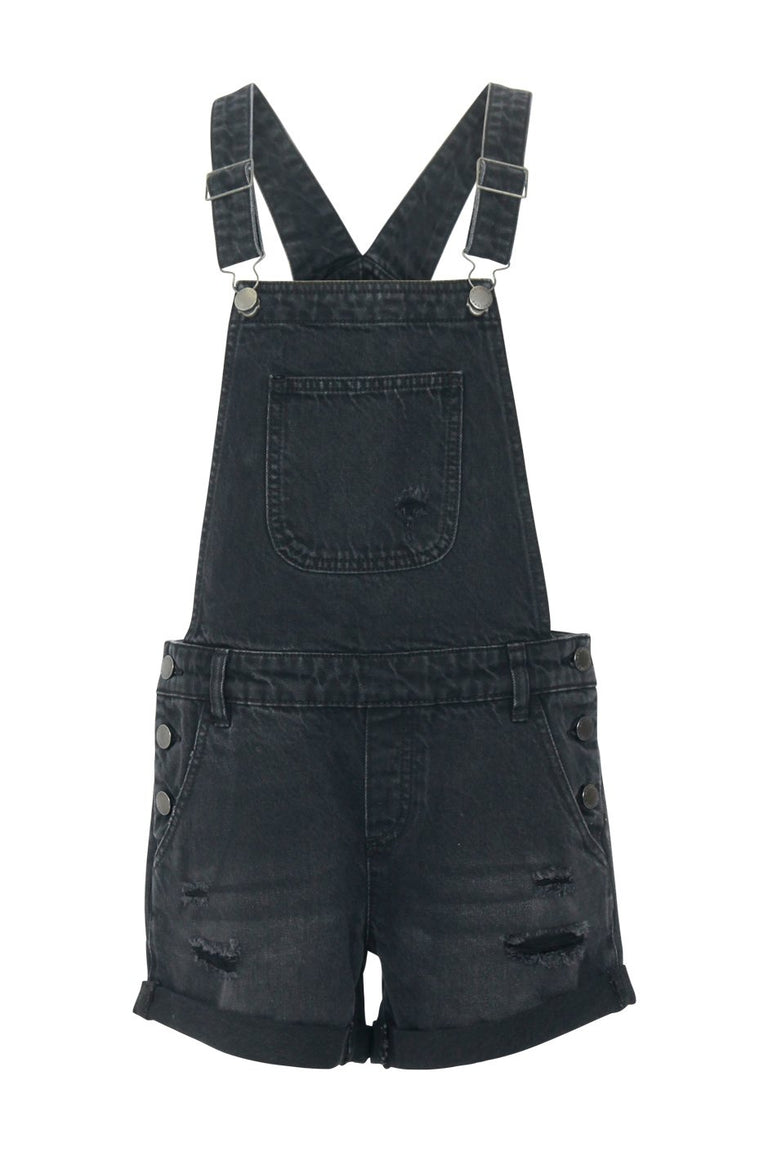 [TEST] Girls Lily Denim Short Overall