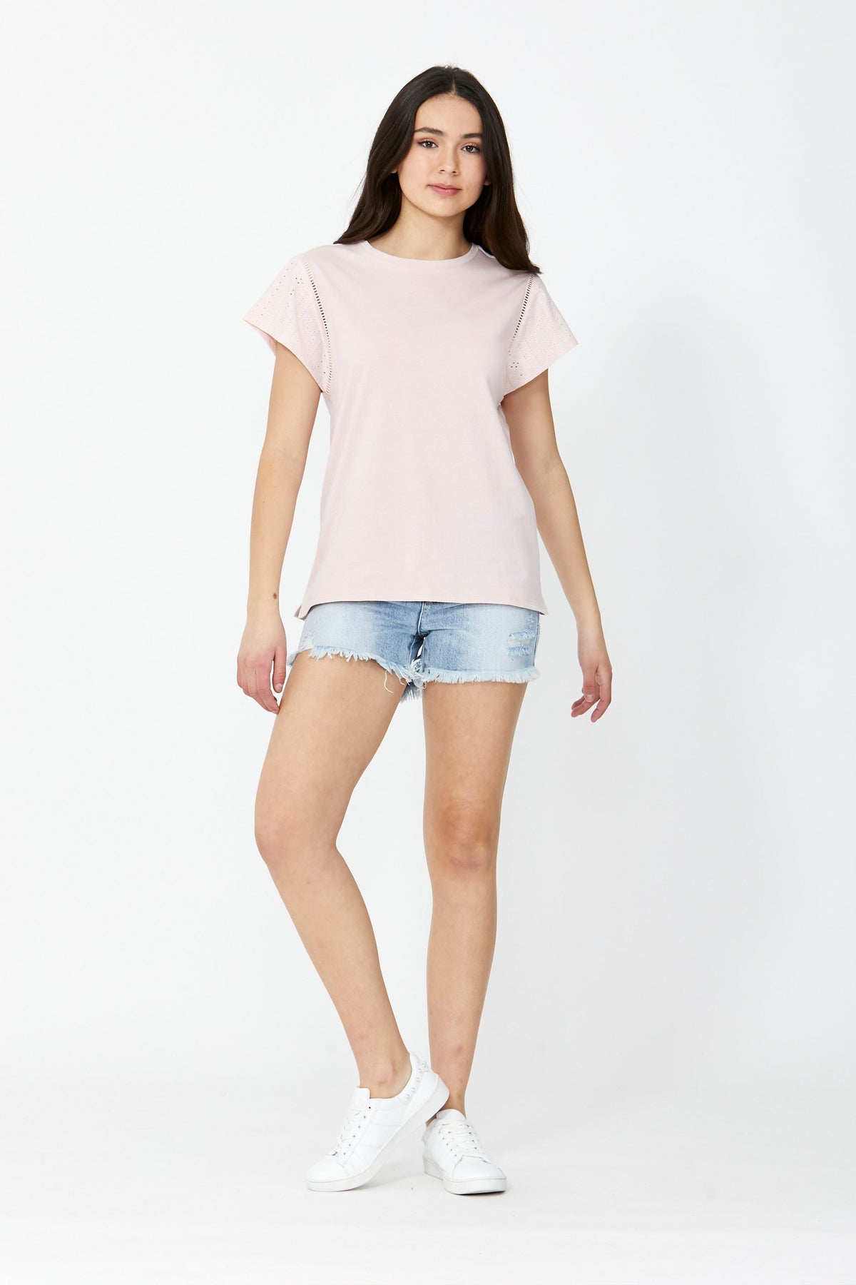 [TEST] Kids Olivia Lace Insert Tee