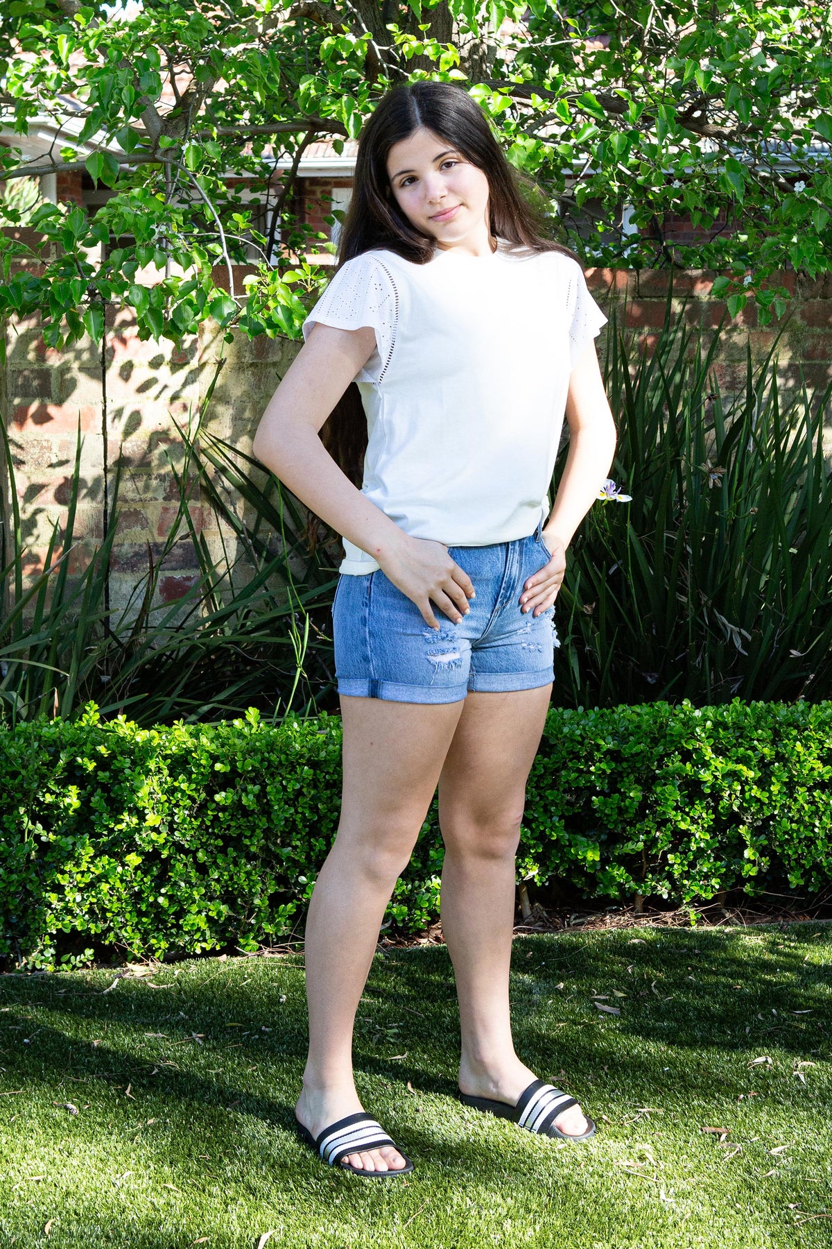 [TEST] Kids Olivia Lace Insert Tee
