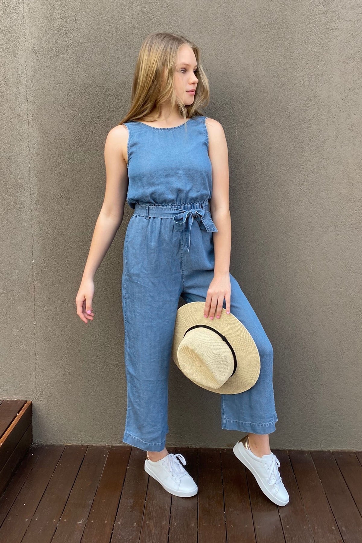 [TEST] Kids Lori Cross Back Jumpsuit