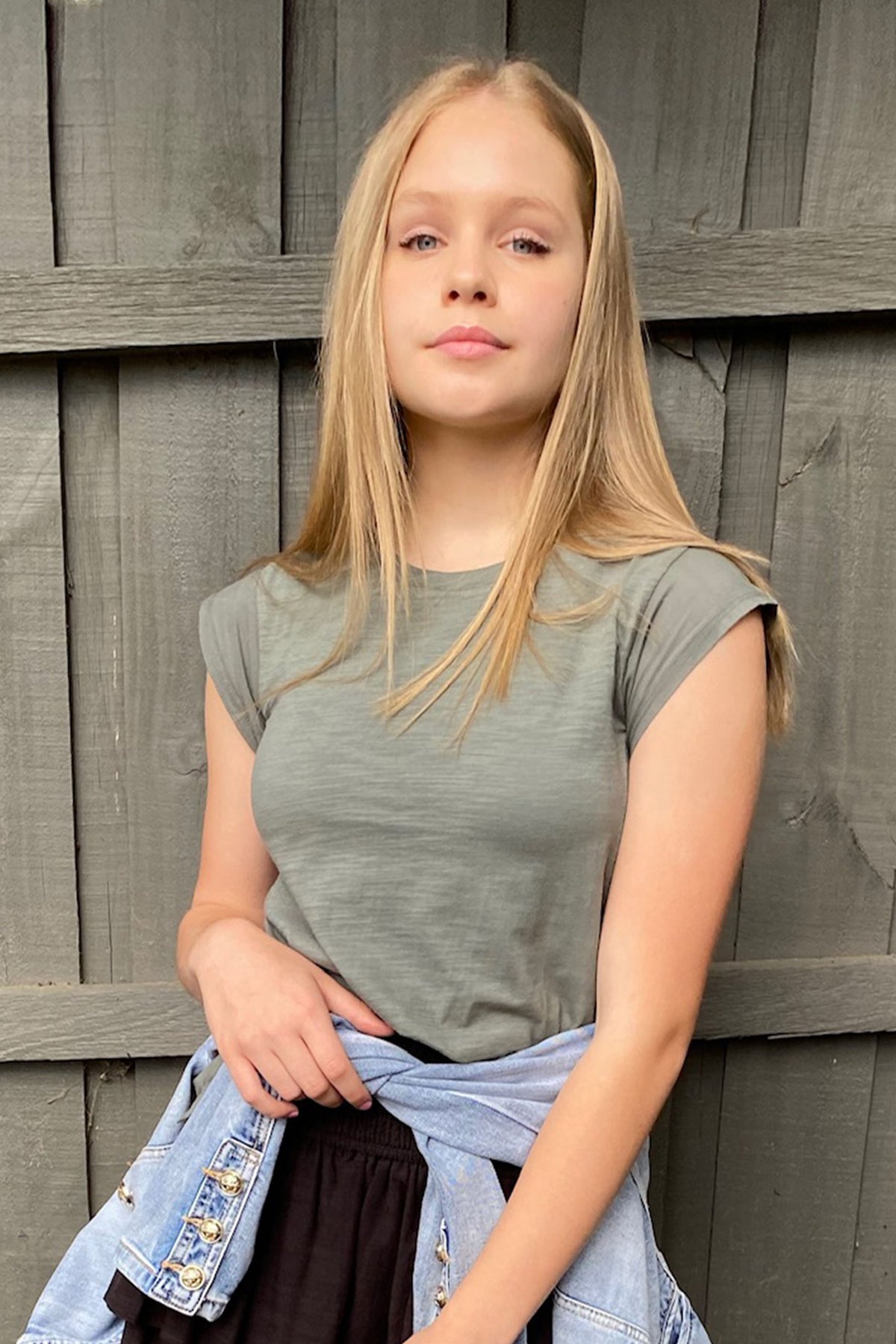 [TEST] Kids Lori Detailed Sleeve Tee