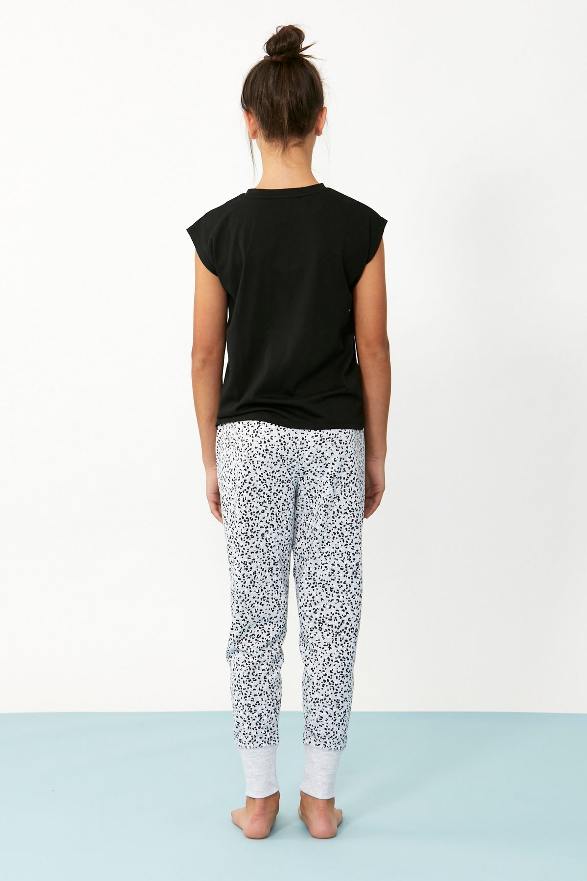 [TEST] Girls Long Tee PJ Set