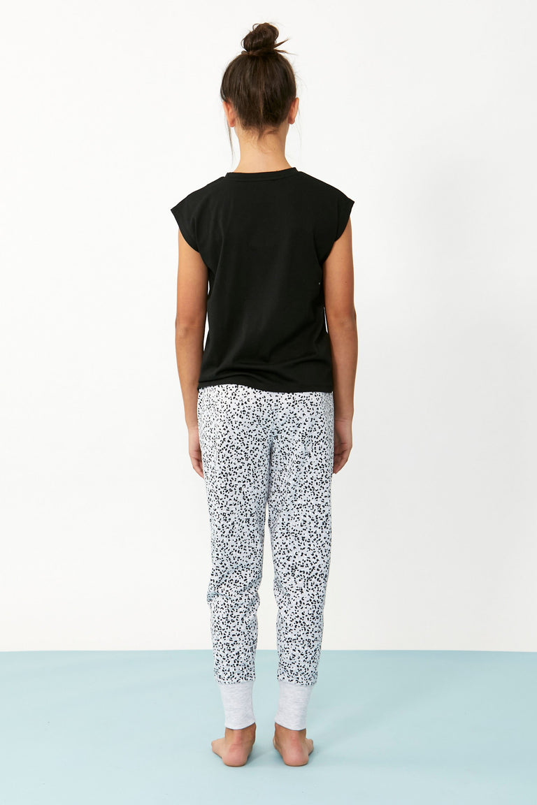 [TEST] Girls Long Tee PJ Set