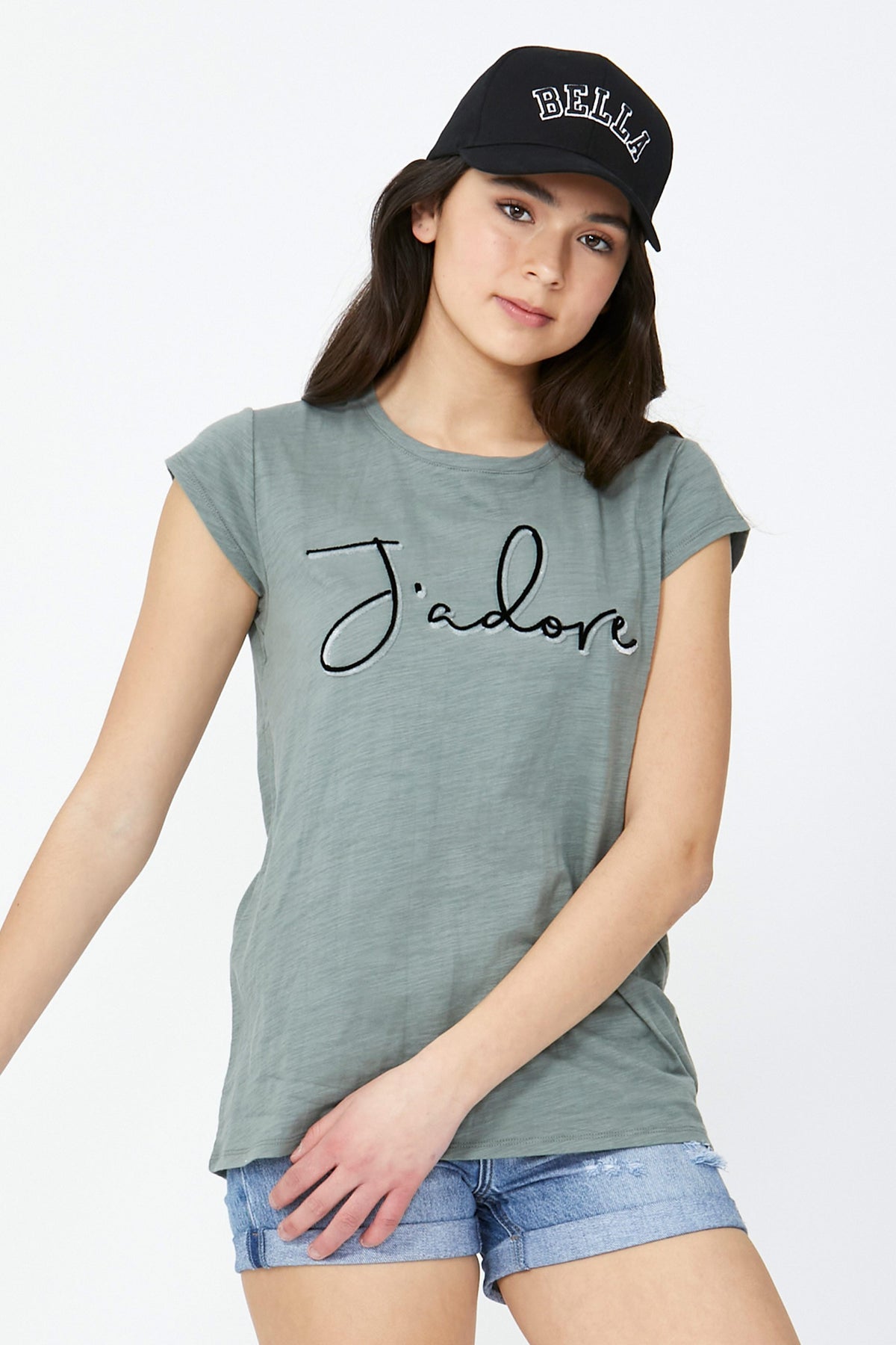 [TEST] Kids Jadore Flocked Tee