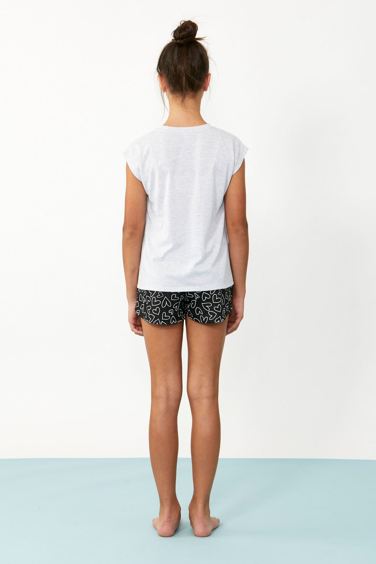 [TEST] Girls Short Tee PJ Set