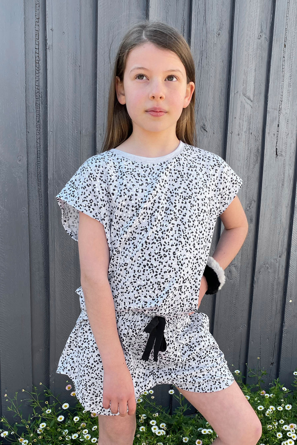 [TEST] Girls Short Tee PJ Set