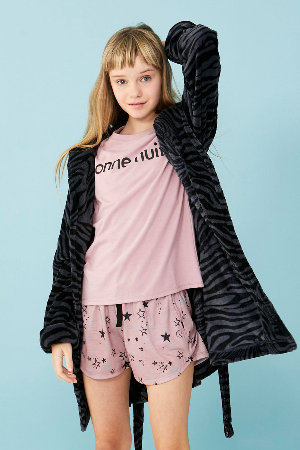 [TEST] Girls Short Tee PJ Set