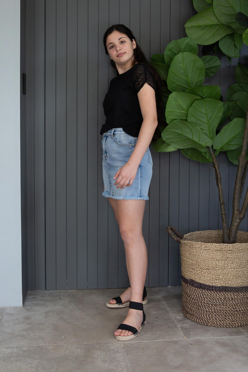 [TEST] Kids Molly Mesh Sleeve Tee