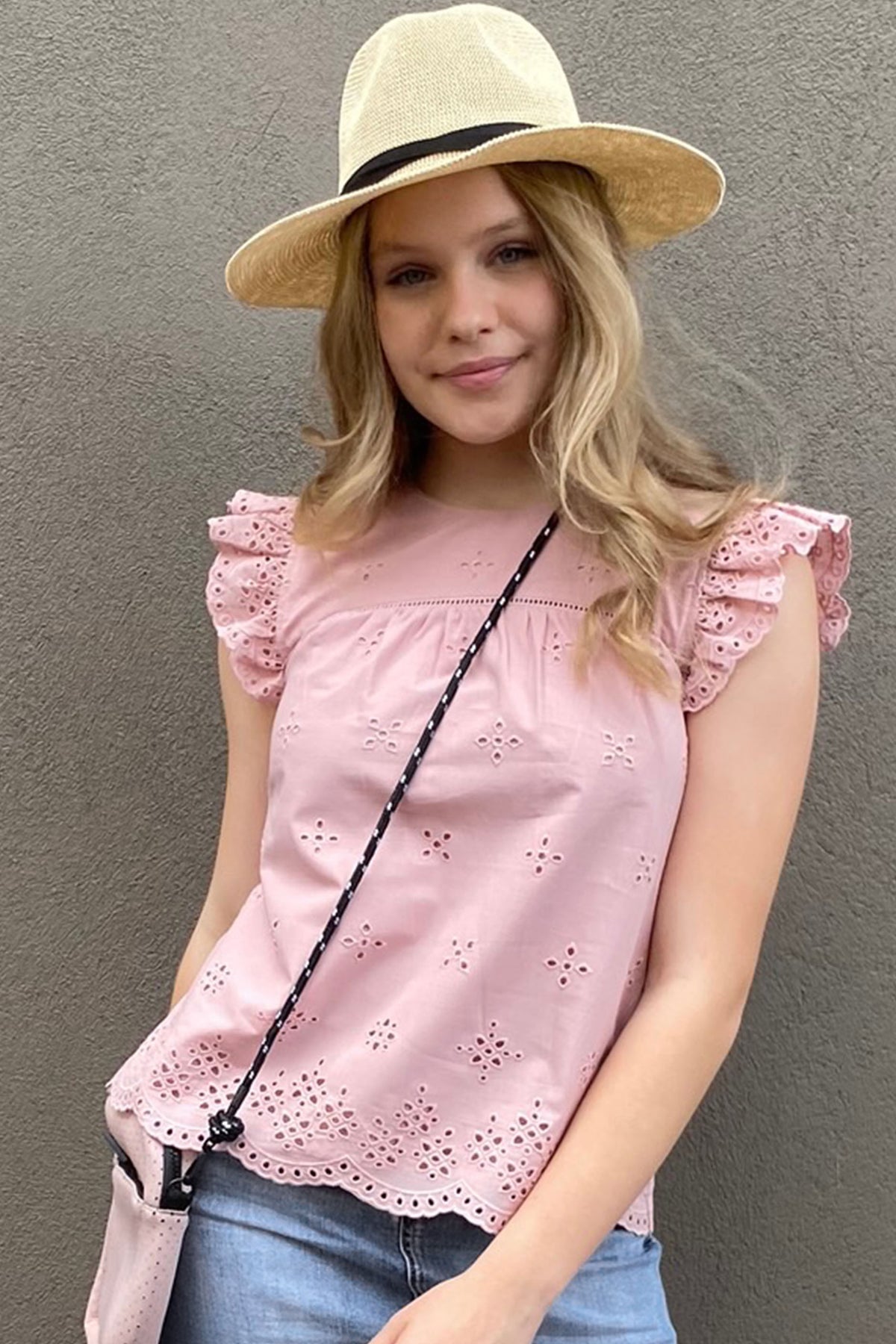 [TEST] Kids Steph Broderie Top