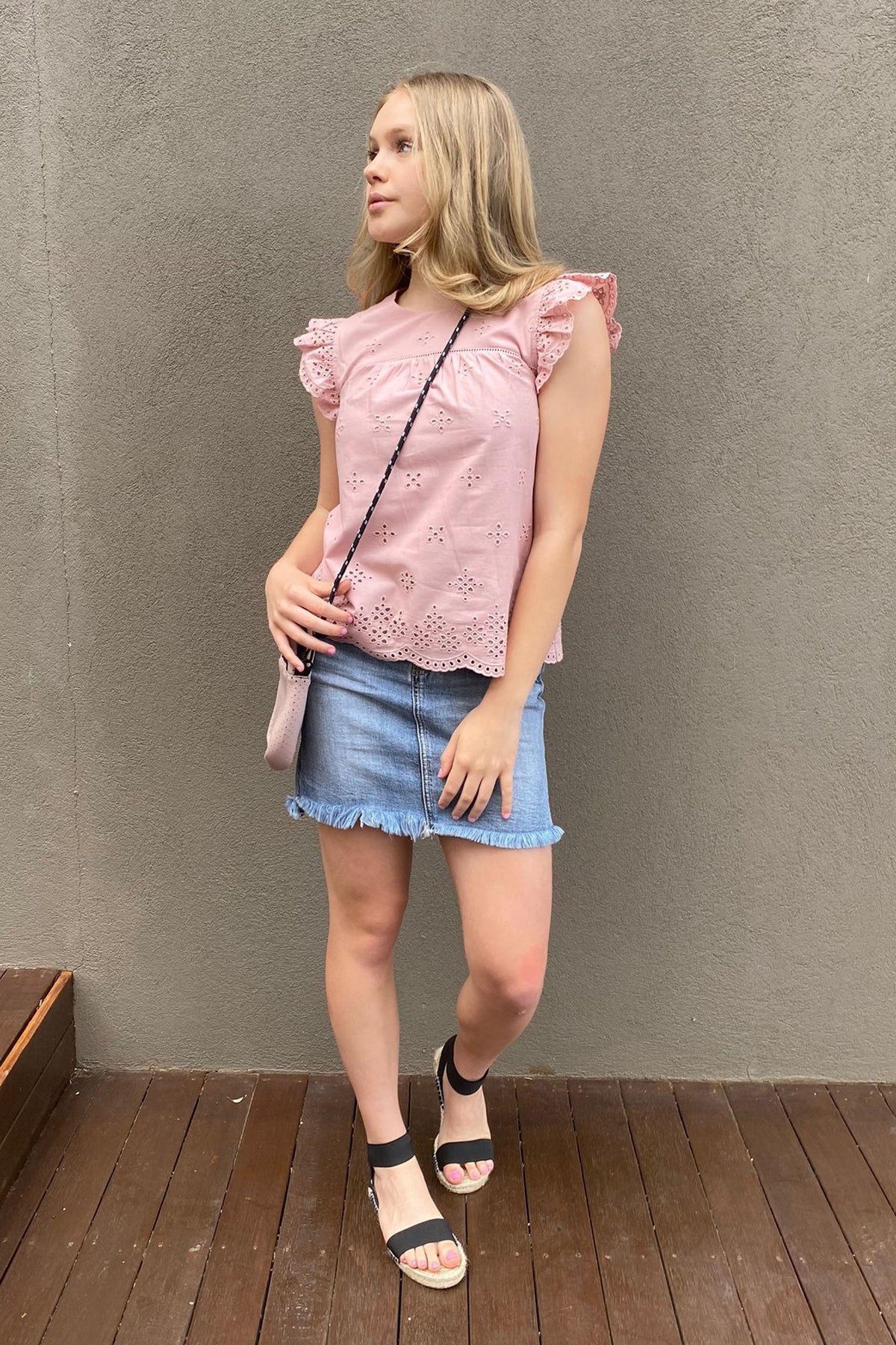[TEST] Kids Steph Broderie Top