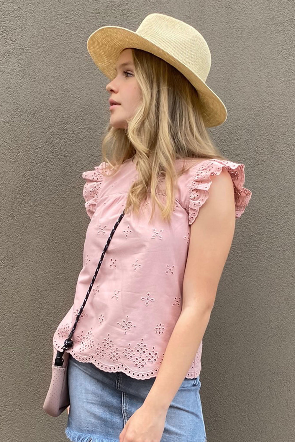 [TEST] Kids Steph Broderie Top