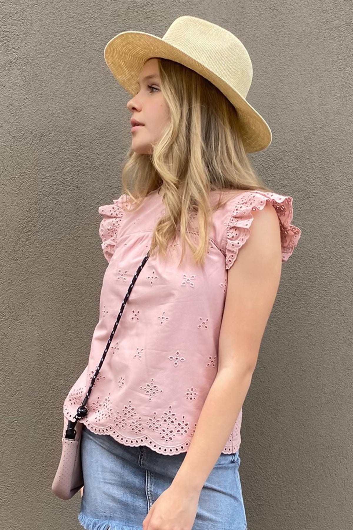 [TEST] Kids Steph Broderie Top