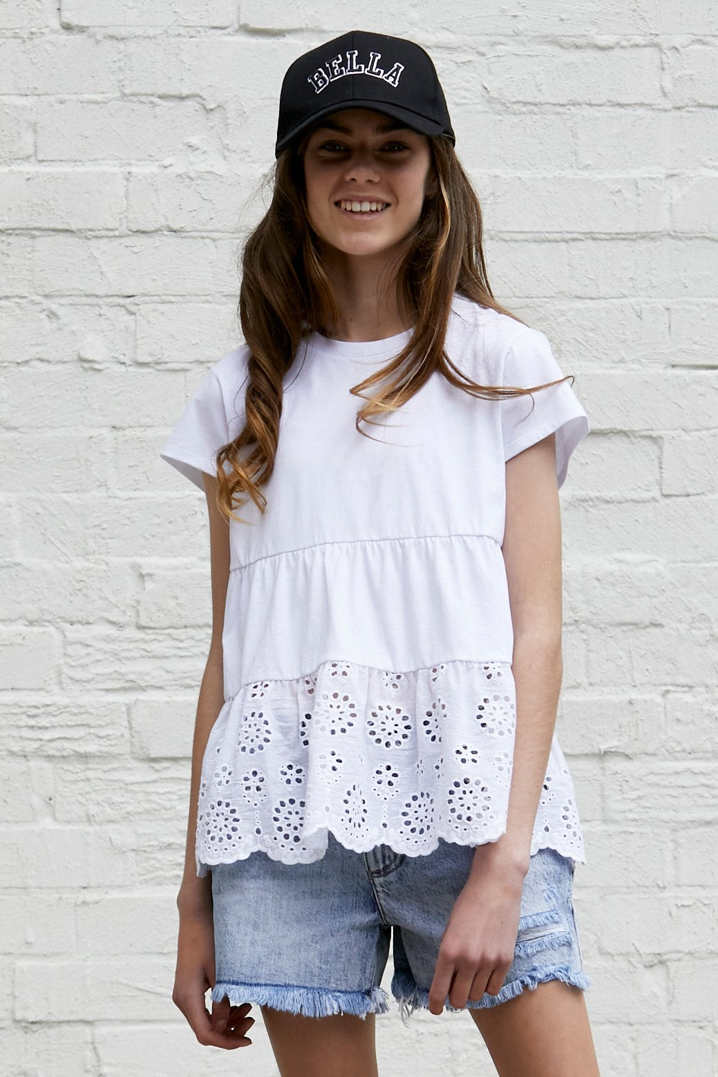 [TEST] Kids Violet Tiered Tee