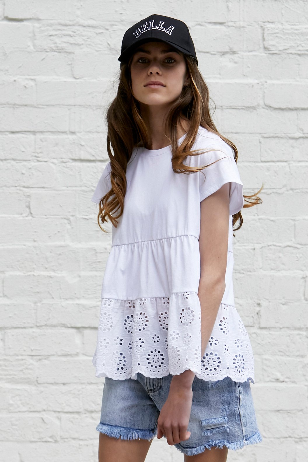 [TEST] Kids Violet Tiered Tee
