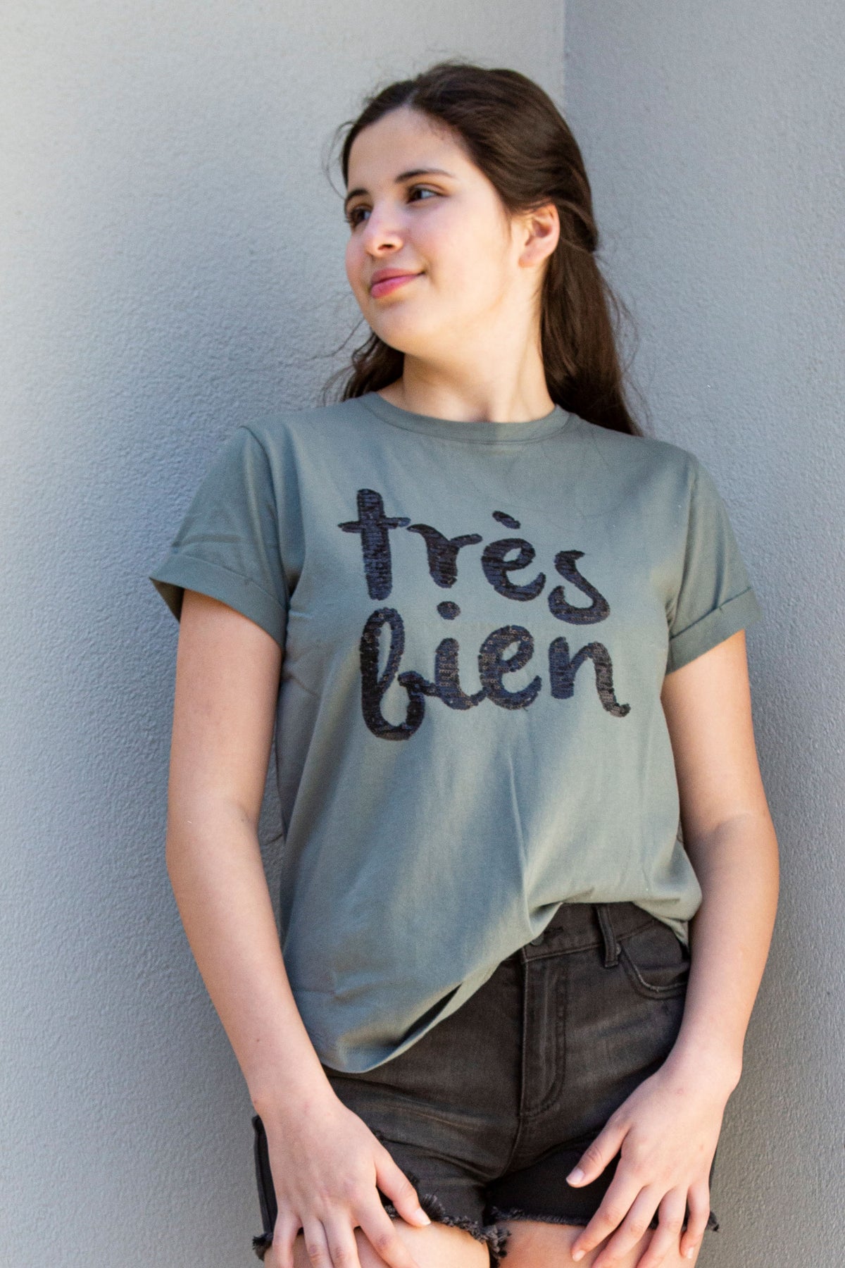 [TEST] Kids Tres Bien Sequin Tee
