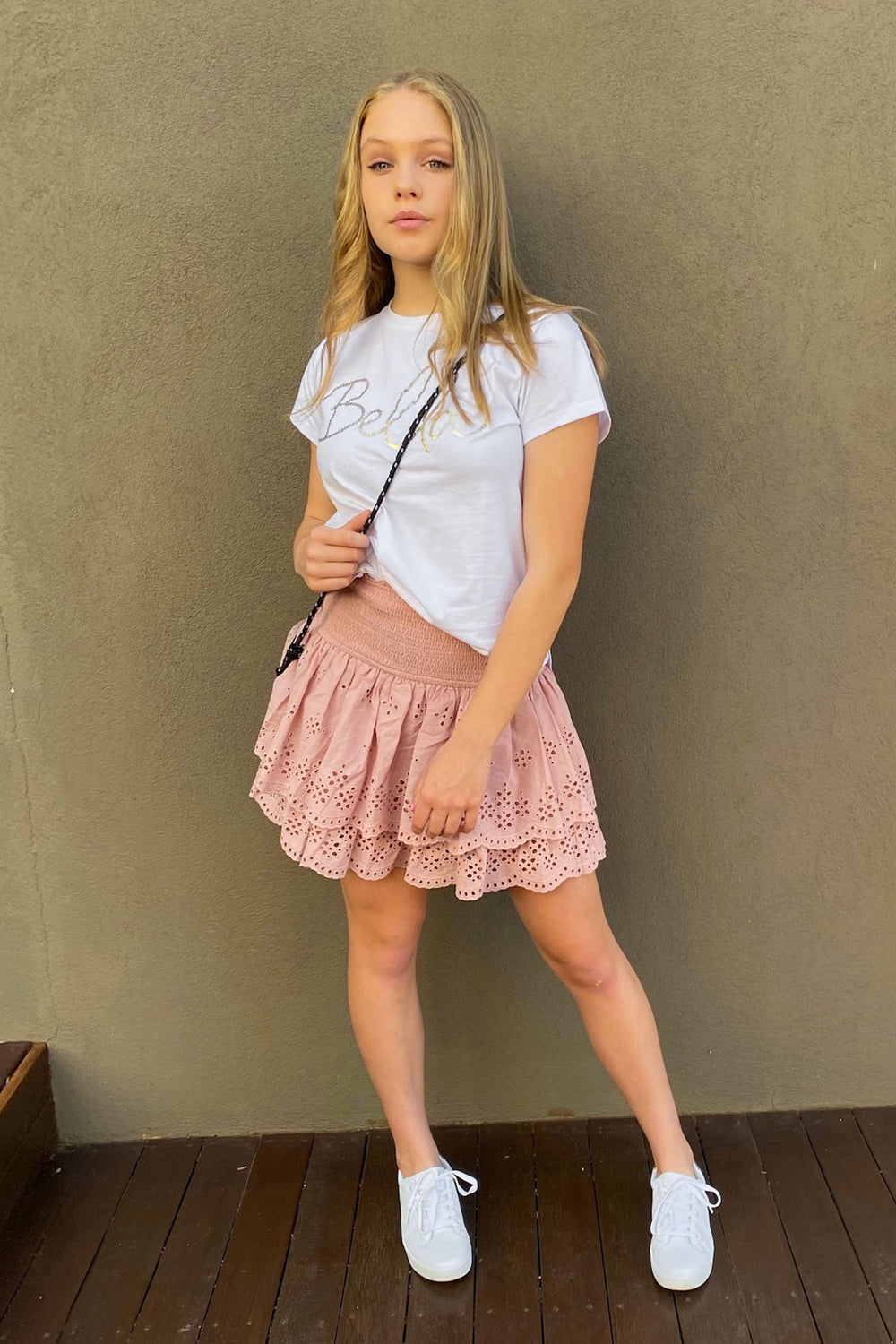 [TEST] Kids Sienna Broderie Skirt