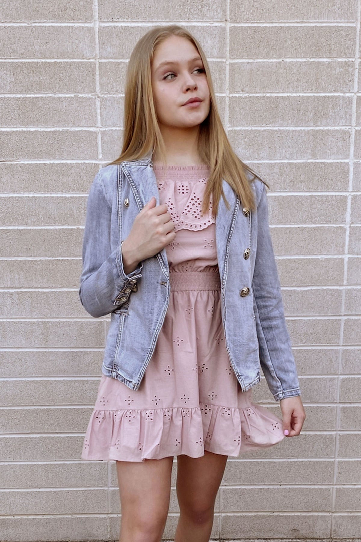 [TEST] Kids George Broderie Dress