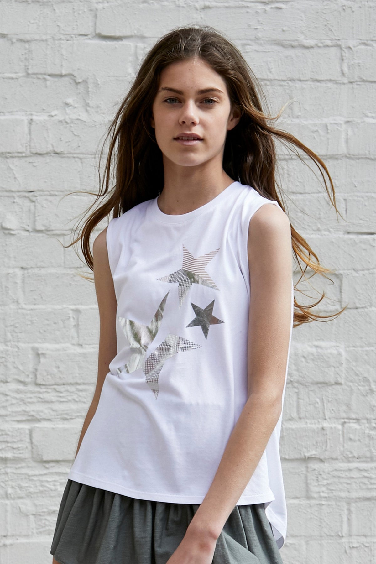 [TEST] Kids Metallic Star Tank