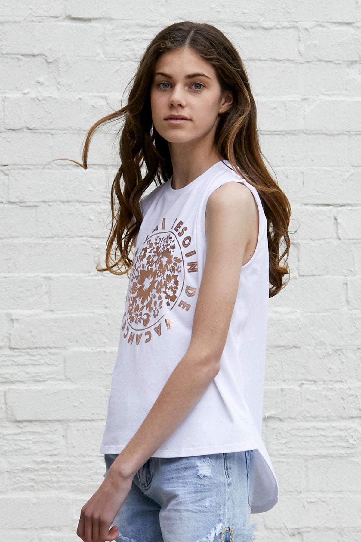 [TEST] Kids Floral Print Tank