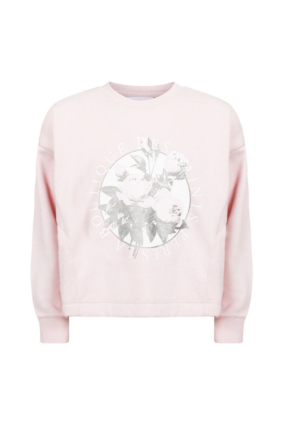 [TEST] Girls Floral Cropped Crew