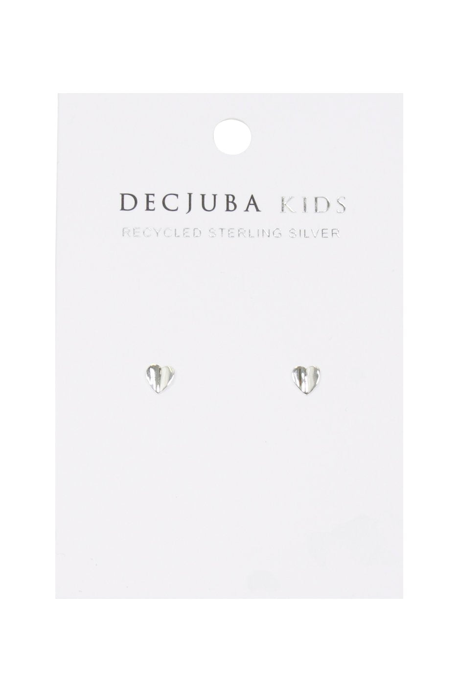 [TEST] Girls Folded Heart Studs