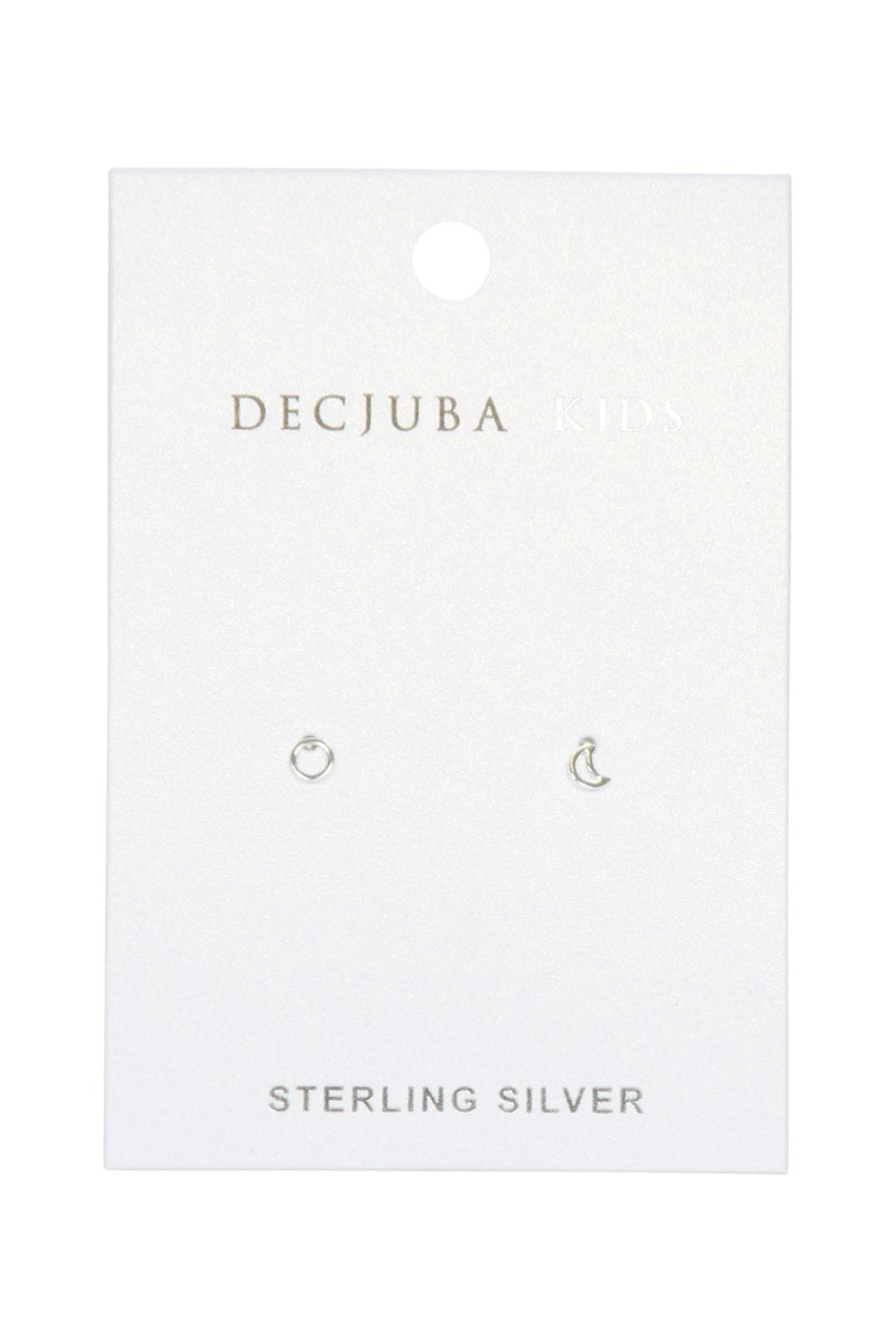 [TEST] Girls Circle Moon Studs