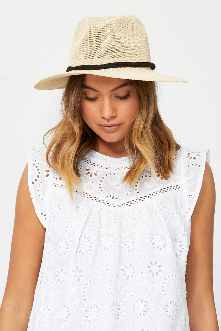 [TEST] Tropez Woven Fedora